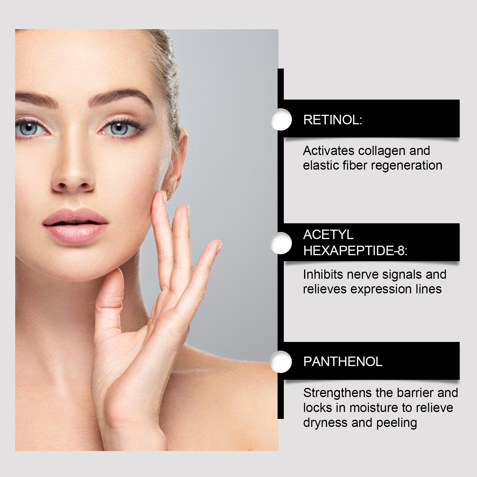 Retinol Tightening Serum Face  - огляд і ціна Oligopeptide Wrinkle